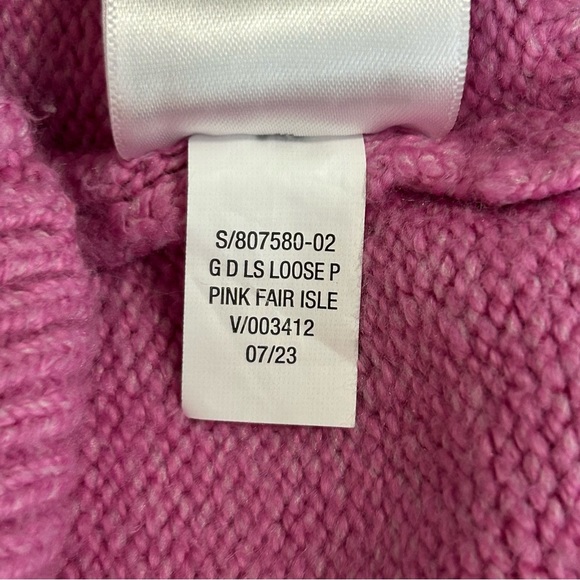 Old Navy Pink Fair Isle Sweater
Size: 6–12 Months (Baby) - Picture 7 of 7
